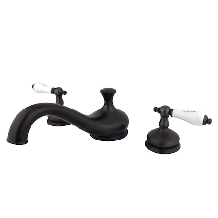 Roman Tub Faucet, Oil Rubbed Bronze, Deck Mount