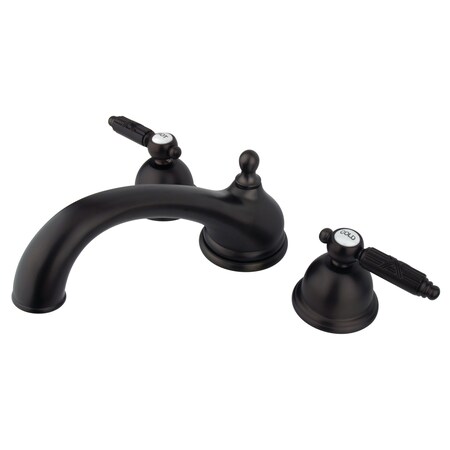Roman Tub Faucet, Oil Rubbed Bronze, Deck Mount