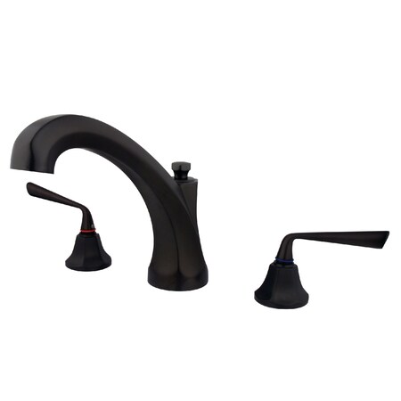 Roman Tub Faucet, Oil Rubbed Bronze, Deck Mount