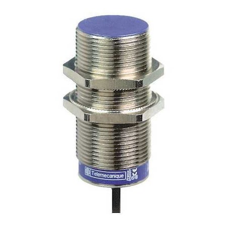 Cylindrical, Inductive Proximity Sensor, 36 mm Dia., Brass, 5 m, Bare Wire, 2 Wires, Shielded