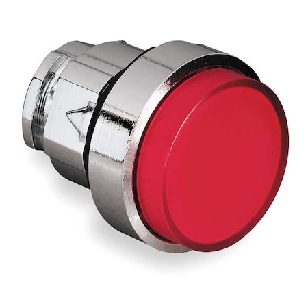 Push Button Operator, Extended, Momentary Action, Not Applicable Release, Illuminated, Red