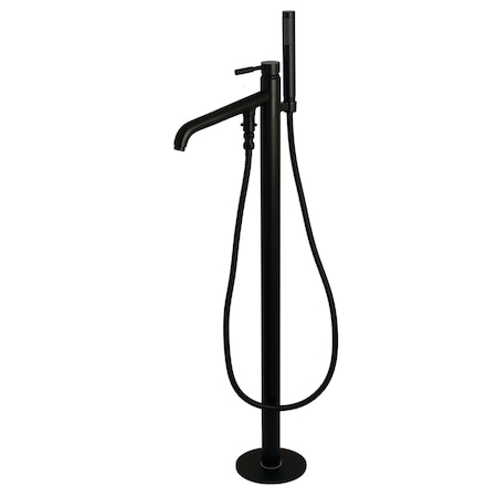 Freestanding Tub Faucet, Matte Black, Freestanding