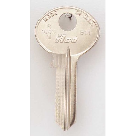 Key Blank,Brass,Type BO1,5 Pin,PK10