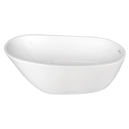 VTRS592928 59" Acrylic Freestanding Sing, 59.06" L, 28.56" W, White, Acrylic, Reversible