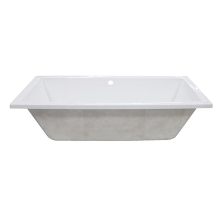 XVTPN593017C 59" Acrylic Drop In Tub wit, 59.06" L, 29.5" W, White, Acrylic, Reversible