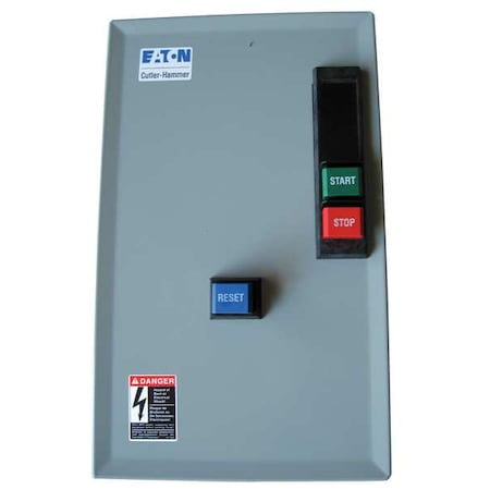 Nonreversing IEC Magnetic Motor Starter, 1 NEMA Rating, 480V AC, 3 Poles, 1NO/1NC