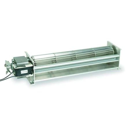 Rectangular OEM Blower, 3130 RPM, 1 Phase, Direct Drive, C45 Carbon Steel