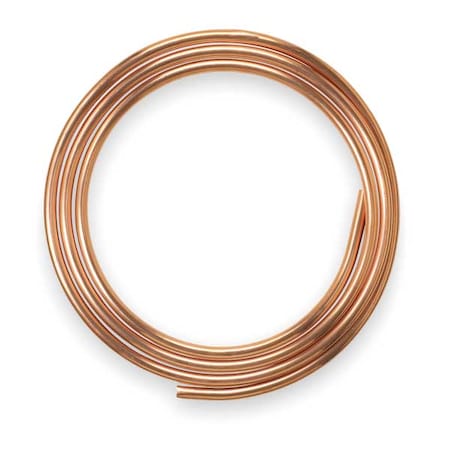 Coil Tubing, 1/2 in Outside Dia, 20 ft Length, L