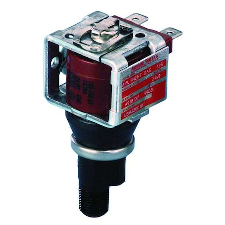 Solenoid Valve, 2-Way, 2-Position, Normally Closed, 1/4 in Pipe Size, 120V AC, Dust Collector, NBR