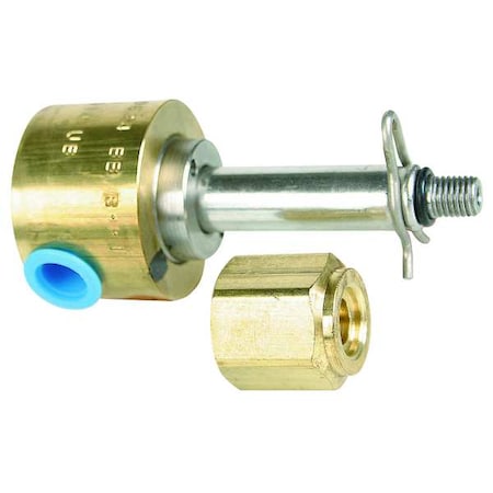 Brass Solenoid Valve Less Coil, Universal, 1/4 in Pipe Size