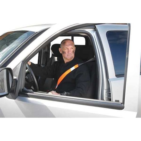 Seat Belt Cover,Hi-Vis,Orange
