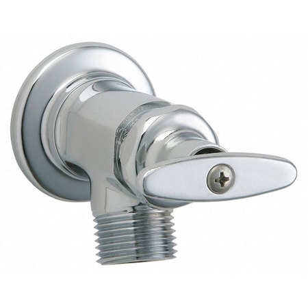 Straight Sill Faucet, Single Hole Mount, Polished Chrome 1 Hole
