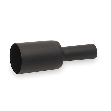 Heat Shrink Tube, Thin Wall, 2:1 I.D. Shrink Ratio, 1.97 in I.D. Before Shrinking, Black, 100 ft