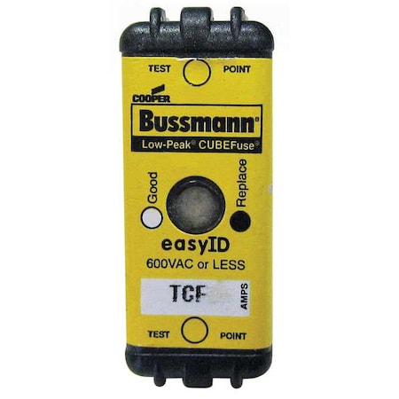 UL Class Fuse, CF Class, Time-Delay, 17.50A, 600V AC, Indicating