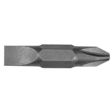 Bit No 2 Phillips 1/4" Slotted, 2PK
