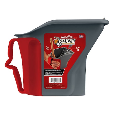 Polypropylene Paint Bucket, 1 qt