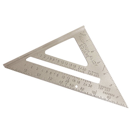 Rafter Angle Square,7 In,Aluminum