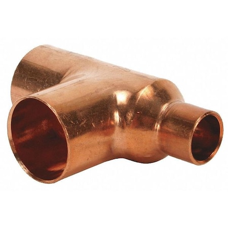 1-1/4" x 1/2" x 1-1/4" NOM C Copper Reducing Tee