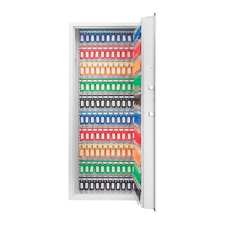 Key Cabinet, Steel, White, 240 Key Capacity