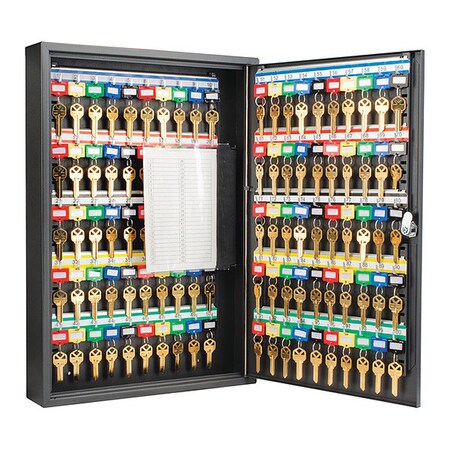 Key Cabinet, Steel, Black, 100 Key Capacity