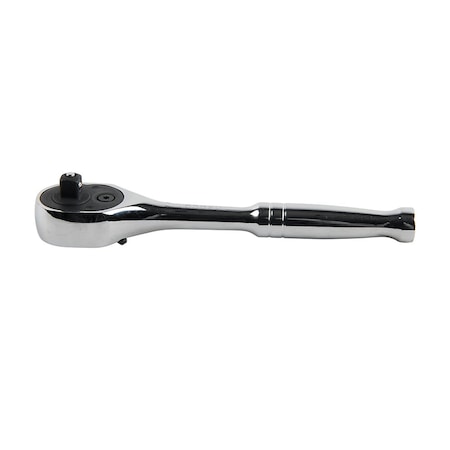 1/4" Drive Round Ratchet, Chrome