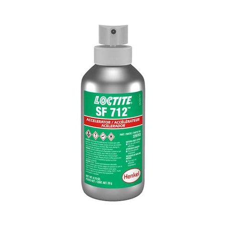 Accelerator, SF 712 Series, Clear, 0.7 fl oz, Aerosol Can