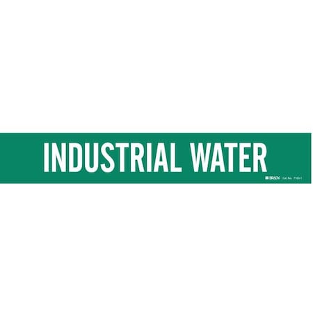 Pipe Mrkr,Industrial Water,2-1/2 to7-7/8