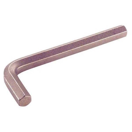 SAE Plain Hex Key Hex Key, 7/32" Tip Size, 3 1/8 in Long, 1 1/16 in Short