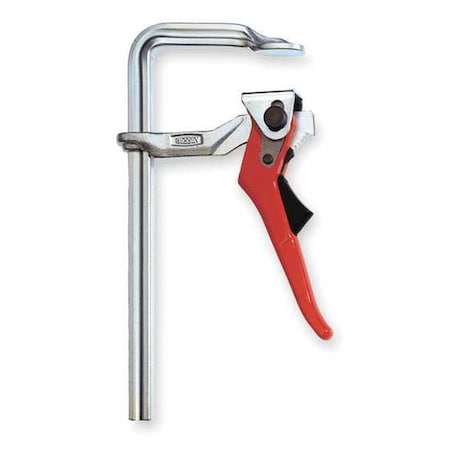 4 in Bar Clamp, Steel Handle and 2 3/8 in Throat Depth