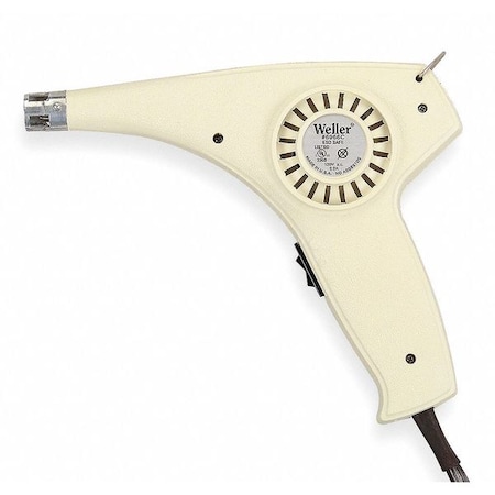 Heat Gun, Corded Powered, 120V AC, Variable Temp. Setting, 250 W Watt, Pistol-Grip Handle