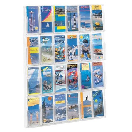 Pamphlet Display,Clear