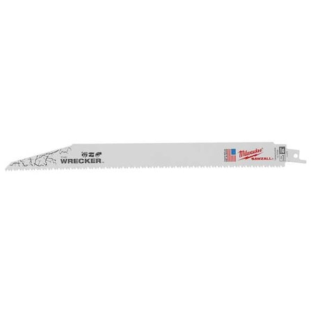 The WRECKER Multi-Material SAWZALL Blade 12" 7/11TPI 5pk