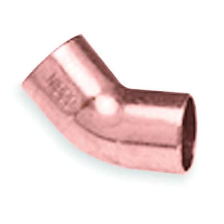 1/4" NOM C Copper 45 Degree Elbow