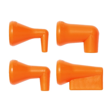 90 Degree Nozzle Asst., For 1/4 In Hose