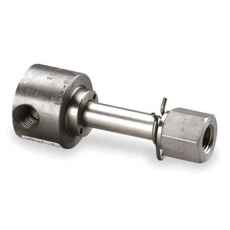 Stainless Steel Solenoid Valve Less Coil, Normally Open, 1/4 in Pipe Size