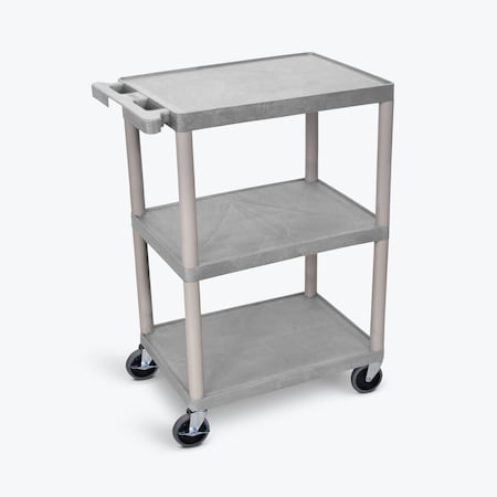 Utility Cart with 3 Shelves,24" x 18"