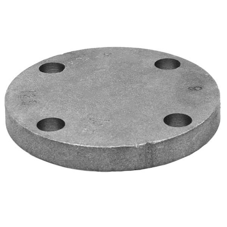 Blind Flange Blind Flange Faced and Drilled, 8" Pipe, Flanged, Cast Iron, Class 125