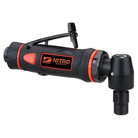 Die Grinder, 1/4 in NPT Female Air Inlet, 6 mm Collet, Medium Duty, 18,000 RPM, 0.3 hp