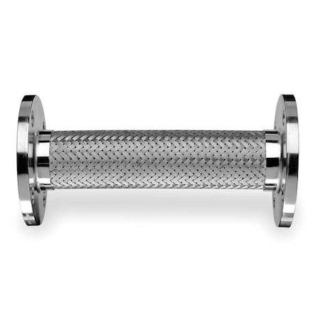 4" Dia x 9" L 304 SS Flexible Metal Hose