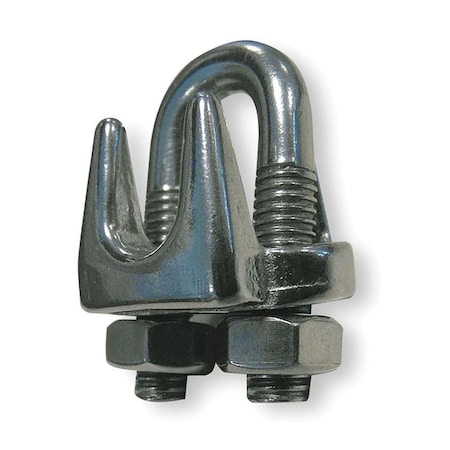 Wire Rope Clip,U-Bolt,3/16 In,304 SS