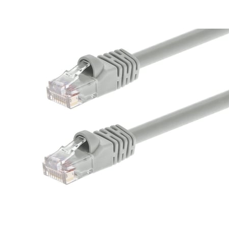 Ethernet Cable,Cat 6,Gray,1 ft.