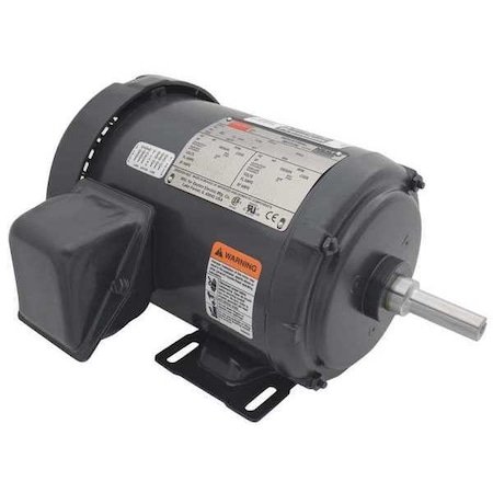 Three-Phase General Purpose Motor, 1/2 HP, 56 Frame, 230/460V AC Voltage, 1,155 Nameplate RPM