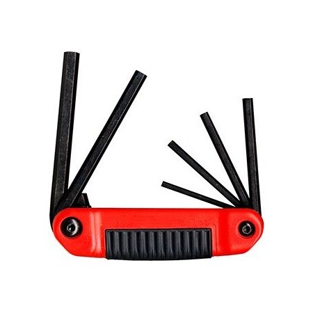 6 Piece SAE Fold-Up Hex Key Set, 25611
