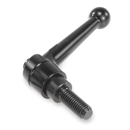 Adjustable Handle, Size: 1 M06X40 Zinc, Black Satin, Comp: Steel