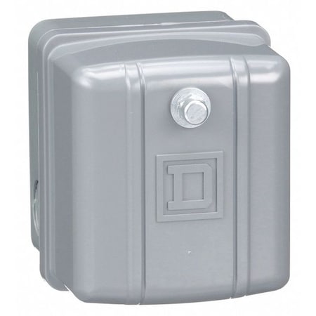Pressure Switch, Standard, DPST, 1 Ports, 1/4" FNPS, 40 to 200 psi Range, Polypropylene