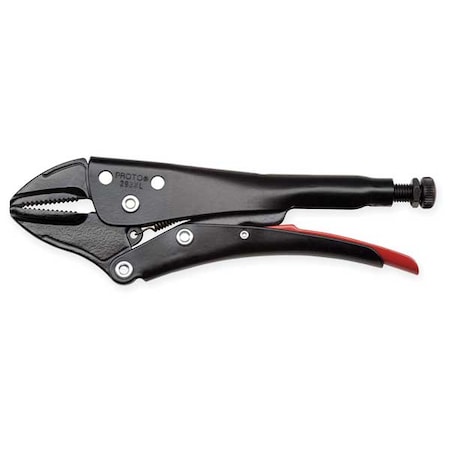 9 1/4 in Screw Bolt w/ Locking Nut Plain Grip Locking Plier