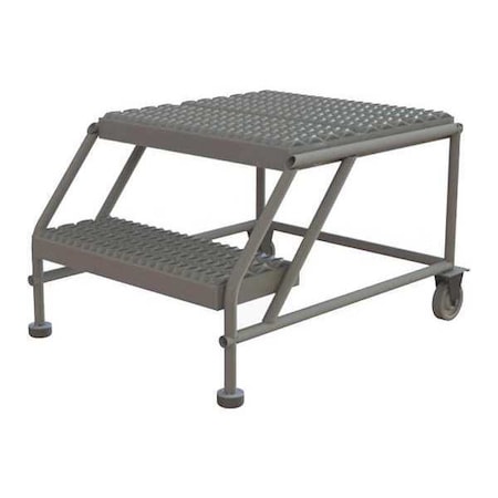 Mobile Work Platform, 2 Step, Steel, 20"