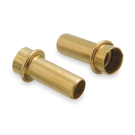 Tube Insert, 5/8 in, Brass, PK10