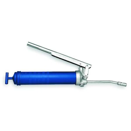 Lever Grease Gun Handle, Rigid Pipe, 28 Strokes per oz, 16 oz Bulk Capacity