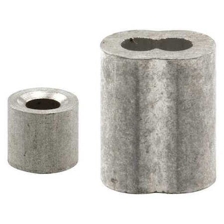 1/8 in. Aluminum Ferrules and Stops (2 Pack)